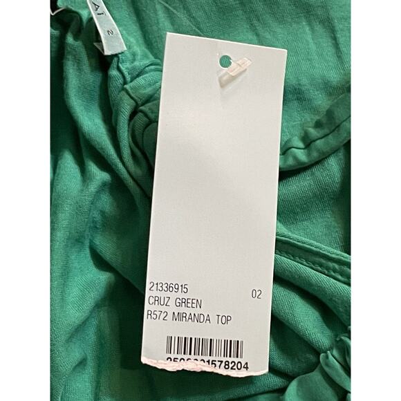 Kookai Miranda Top Cruz Green Tank Size 2 Camisole‎ New - Picture 9 of 13
